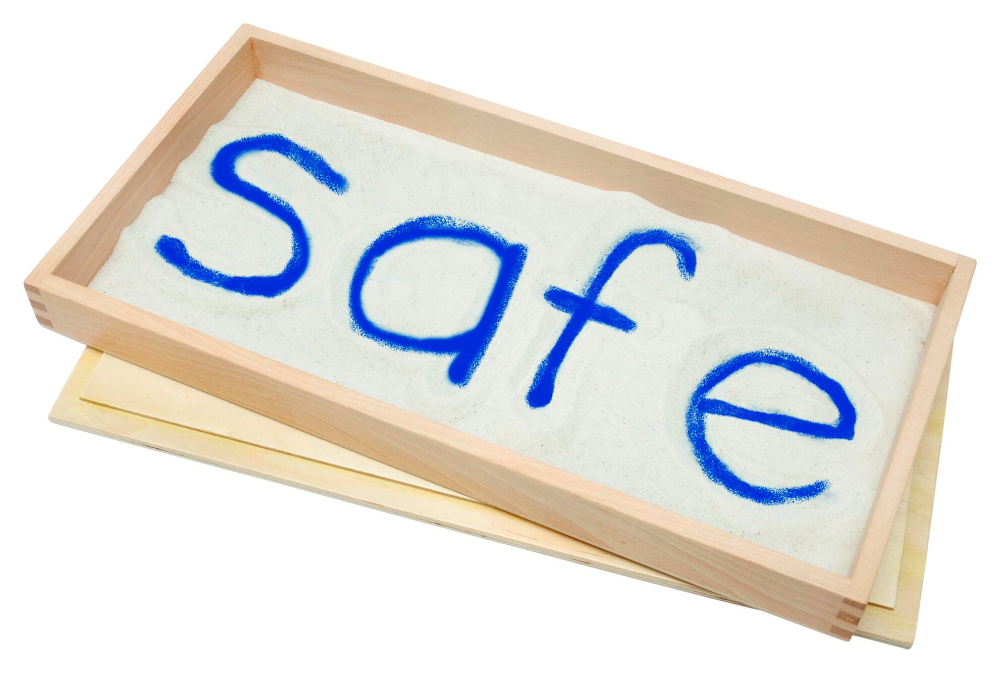 Primary Concepts Word Formation Sand Tray, 15 x 18 Inches, Item Number 2020933